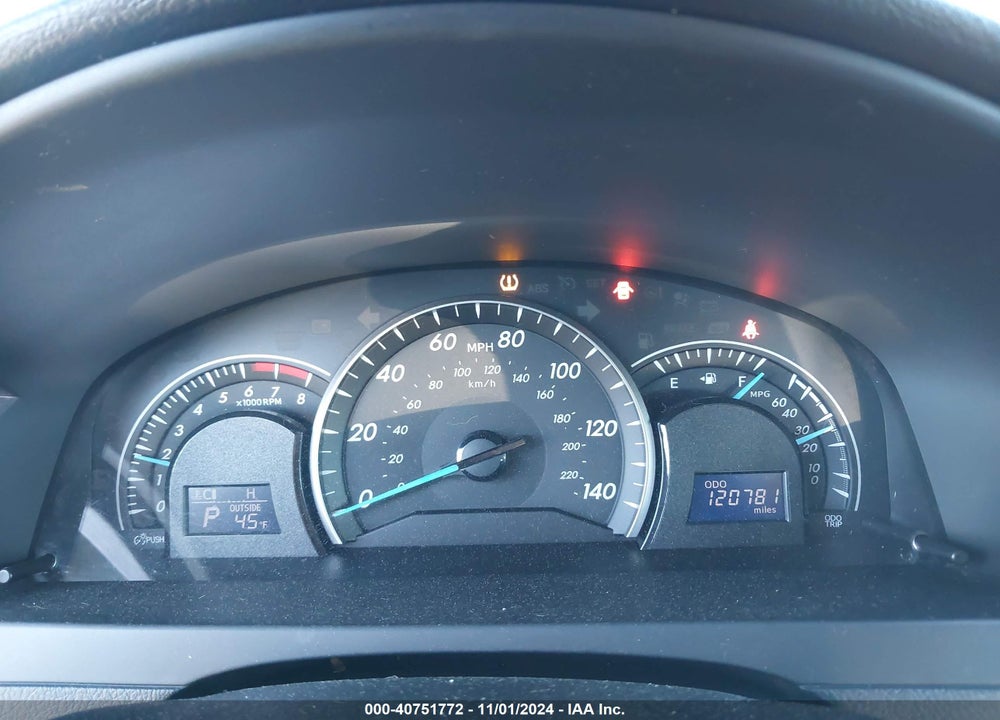 2012 TOYOTA CAMRY LE VIN: 4T4BF1FK9CR271644