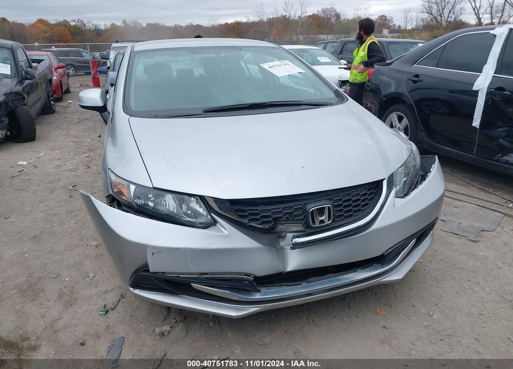 2013 HONDA CIVIC LX VIN: 19XFB2F54DE243052