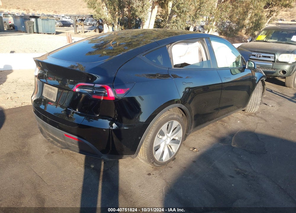 2021 TESLA MODEL Y LONG RANGE DUAL MOTOR ALL-WHEEL DRIVE VIN: 5YJYGDEE6MF087257