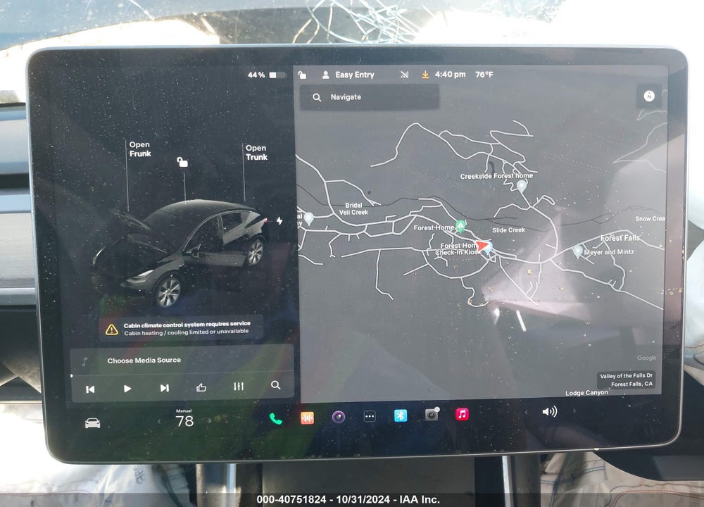 2021 TESLA MODEL Y LONG RANGE DUAL MOTOR ALL-WHEEL DRIVE VIN: 5YJYGDEE6MF087257