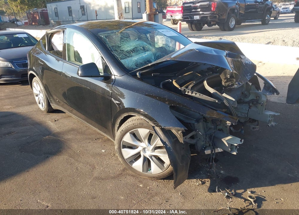 2021 TESLA MODEL Y LONG RANGE DUAL MOTOR ALL-WHEEL DRIVE VIN: 5YJYGDEE6MF087257
