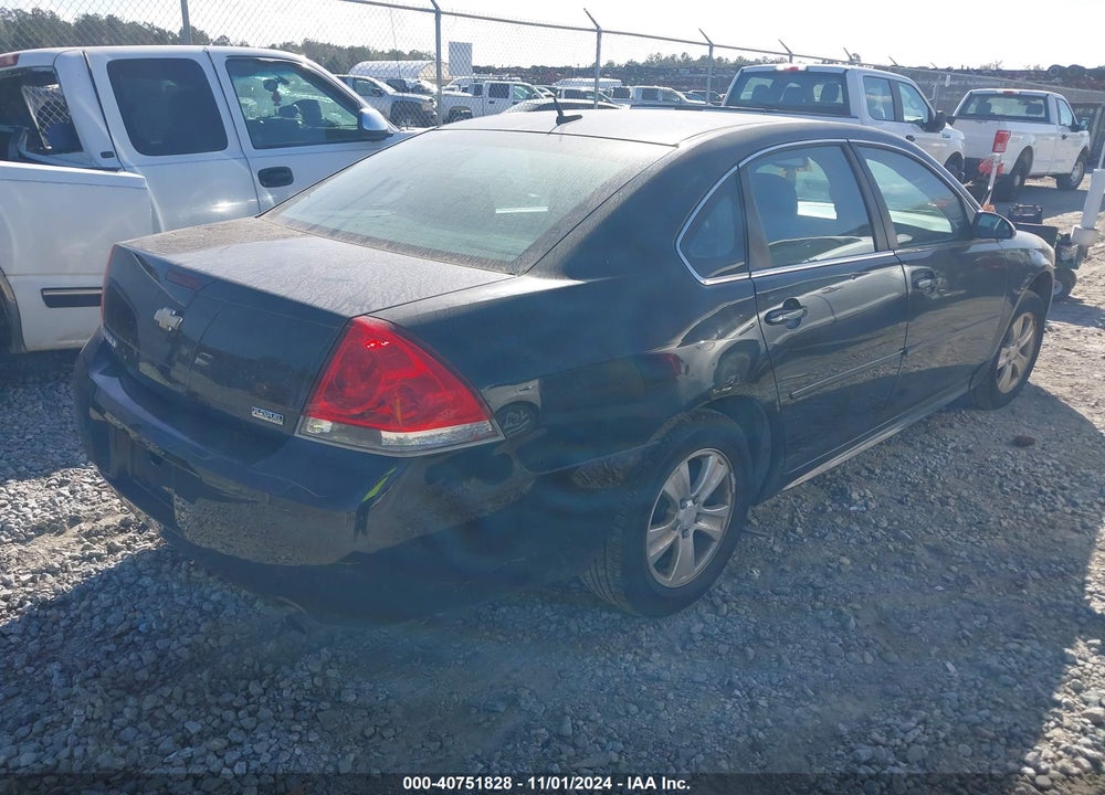 2013 CHEVROLET IMPALA LS VIN: 2G1WF5E33D1150938