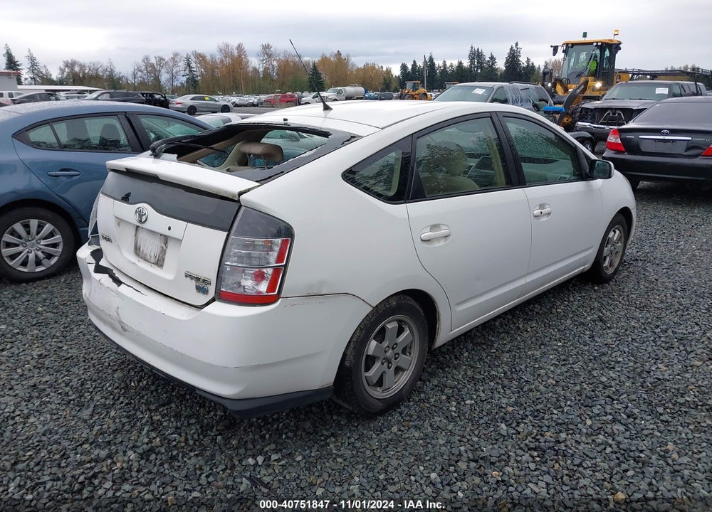 2004 TOYOTA PRIUS VIN: JTDKB20U340070745