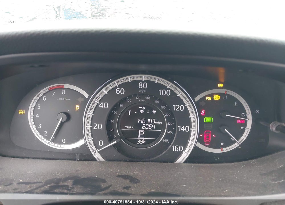 2014 HONDA ACCORD EX-L V-6 VIN: 1HGCR3F82EA040505