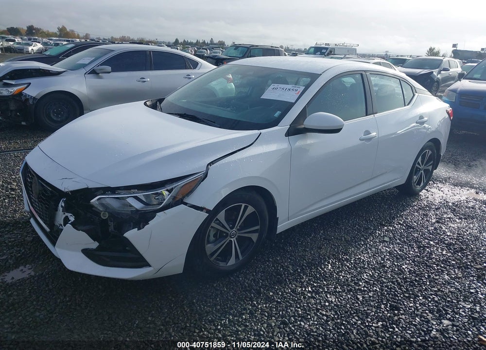 2021 NISSAN SENTRA SV XTRONIC CVT VIN: 3N1AB8CV7MY226037