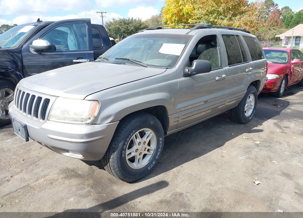 2000 JEEP GRAND CHEROKEE LIMITED VIN: 1J4GW58N8YC208092