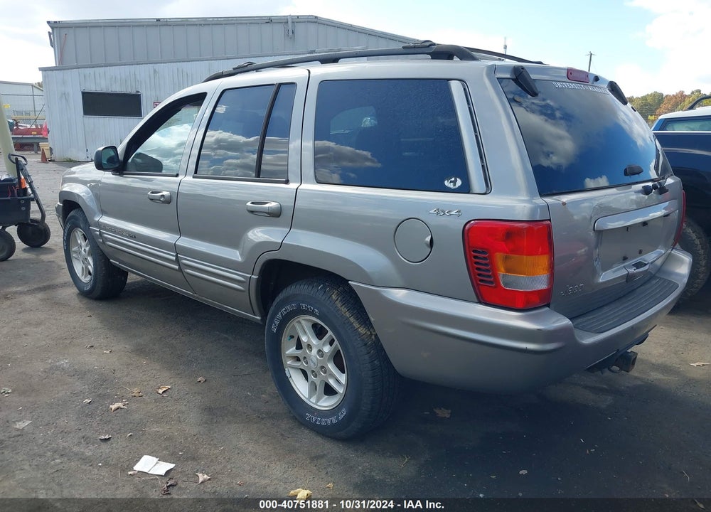 2000 JEEP GRAND CHEROKEE LIMITED VIN: 1J4GW58N8YC208092