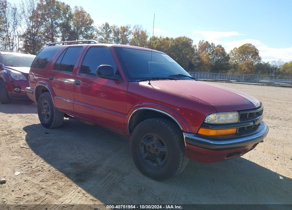 1998 CHEVROLET BLAZER LS VIN: 1GNDT13W7W2135429
