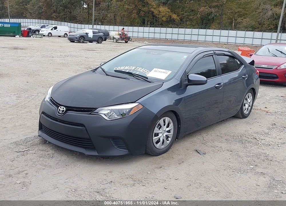 2015 TOYOTA COROLLA L VIN: 2T1BURHE2FC382810