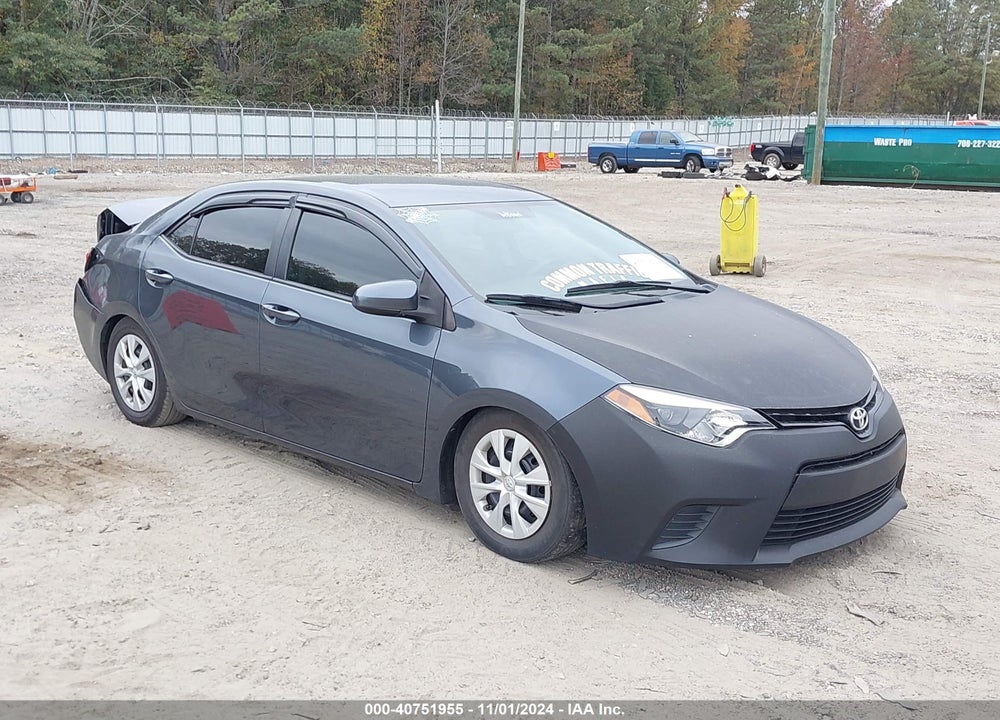 2015 TOYOTA COROLLA L VIN: 2T1BURHE2FC382810