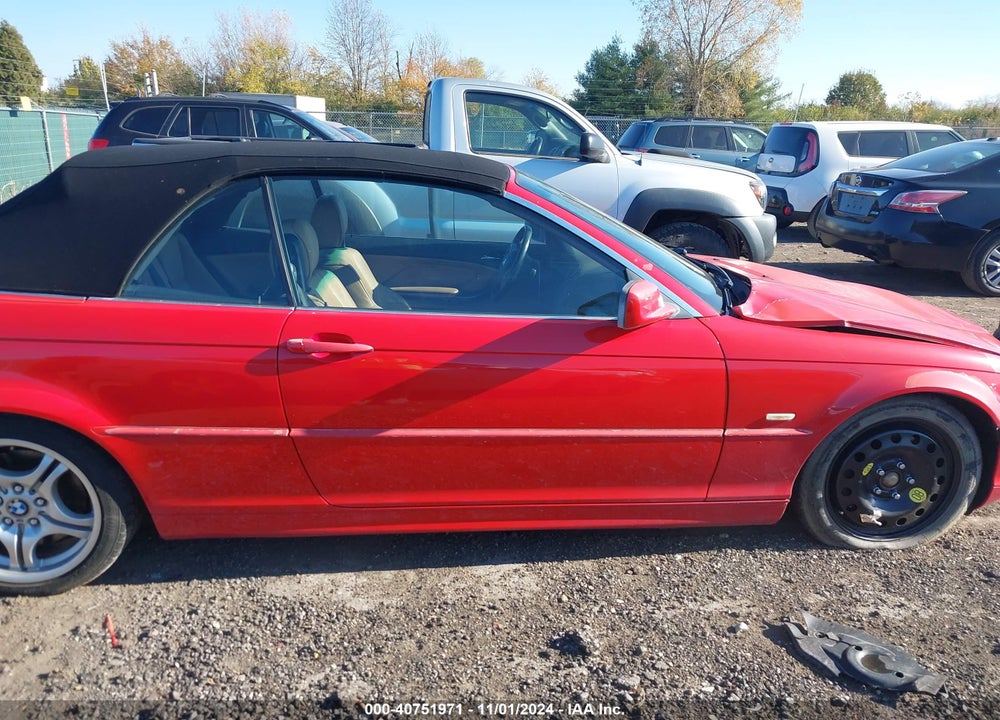 2002 BMW 330CI VIN: WBABS53472JU91370