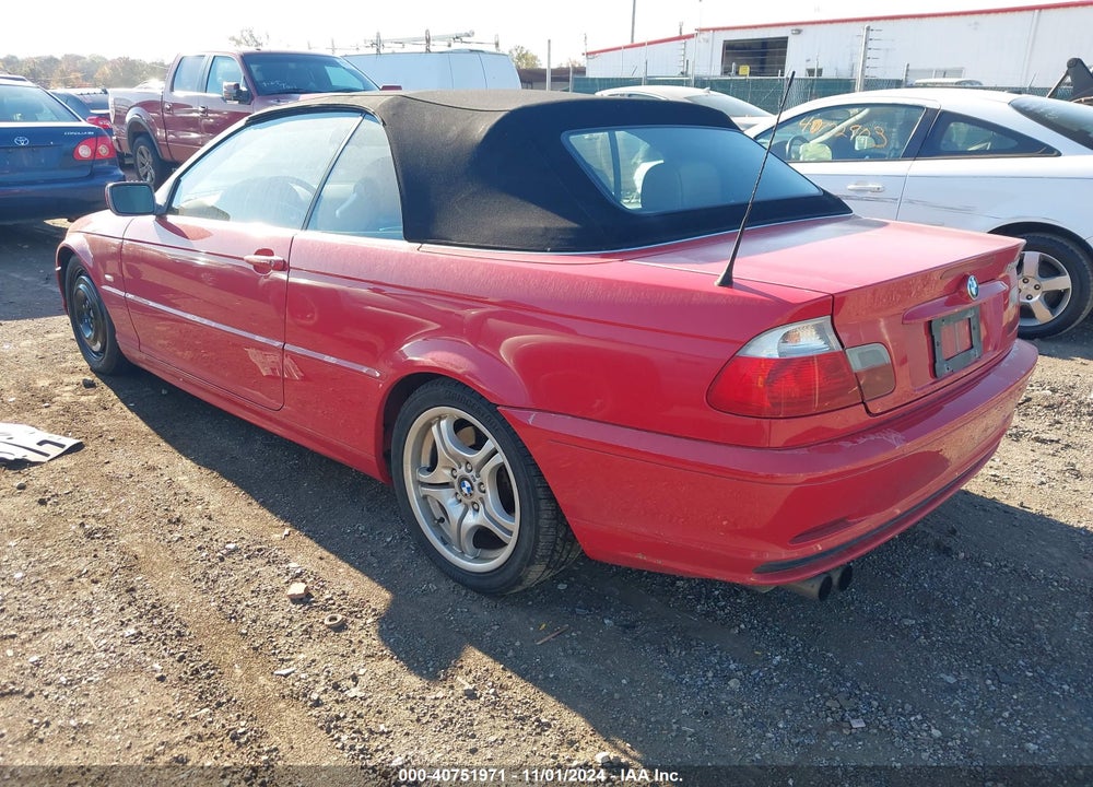 2002 BMW 330CI VIN: WBABS53472JU91370