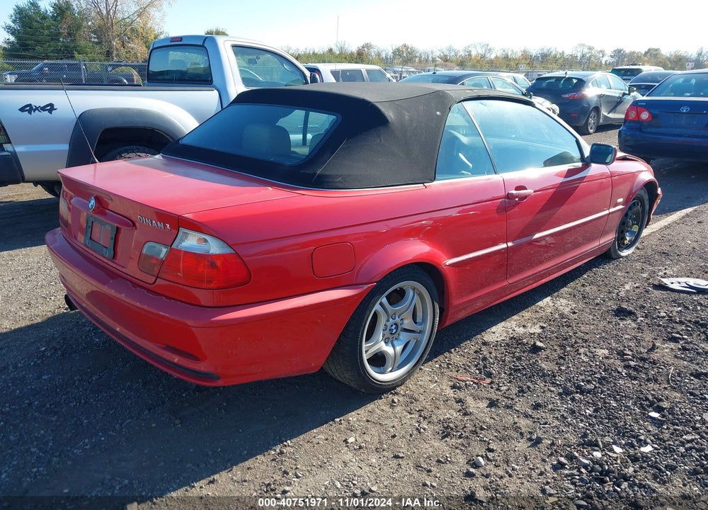 2002 BMW 330CI VIN: WBABS53472JU91370