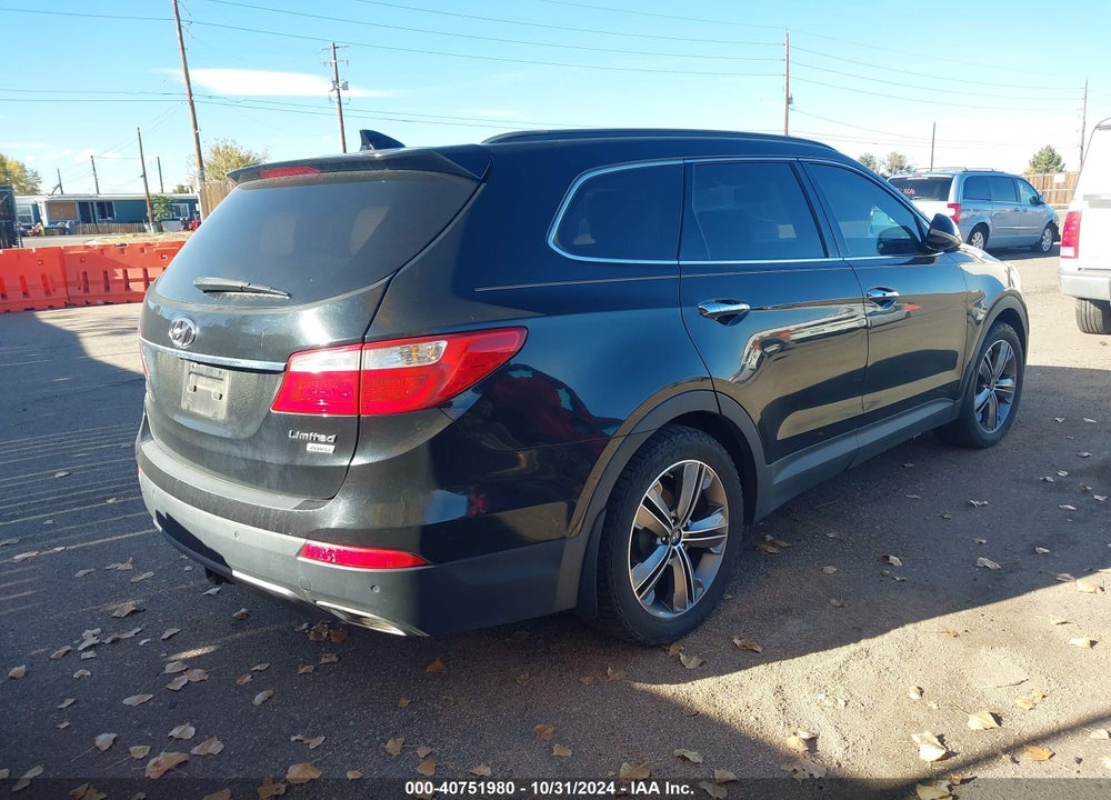 2014 HYUNDAI SANTA FE LIMITED VIN: KM8SRDHFXEU068431