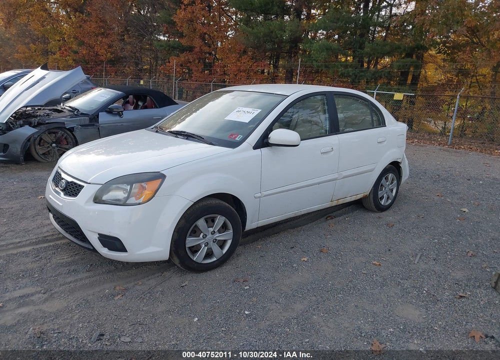 2011 KIA RIO LX VIN: KNADH4A37B6734819