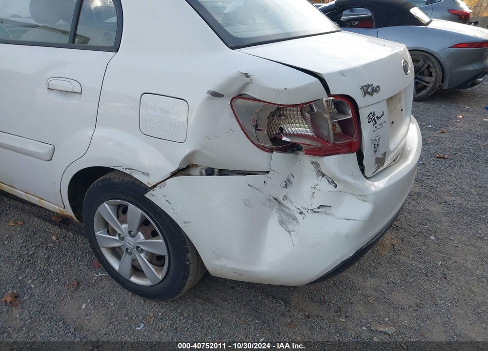 2011 KIA RIO LX VIN: KNADH4A37B6734819
