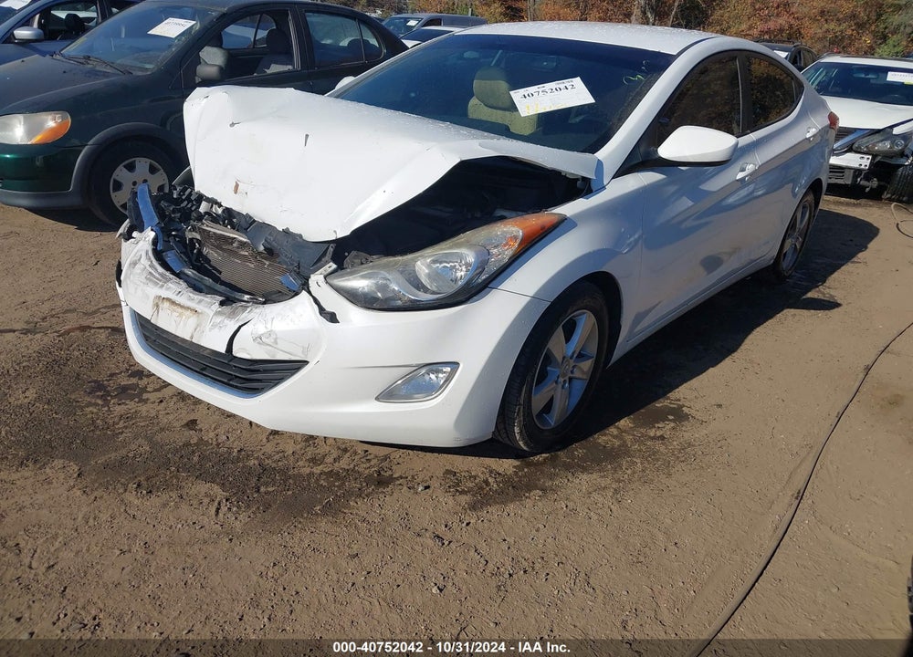 2012 HYUNDAI ELANTRA GLS VIN: 5NPDH4AE3CH067906