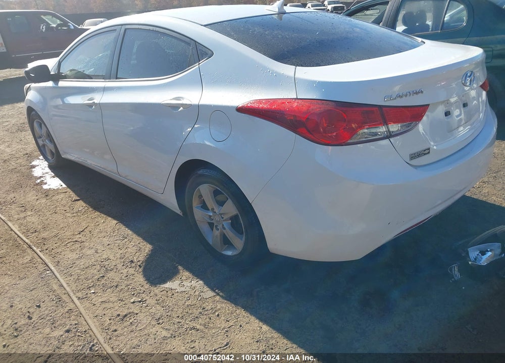 2012 HYUNDAI ELANTRA GLS VIN: 5NPDH4AE3CH067906