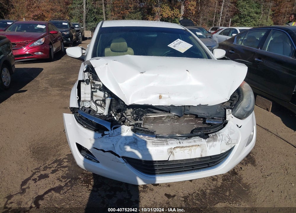 2012 HYUNDAI ELANTRA GLS VIN: 5NPDH4AE3CH067906