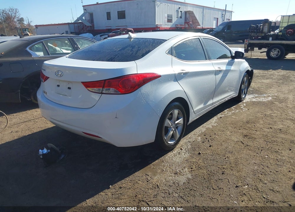 2012 HYUNDAI ELANTRA GLS VIN: 5NPDH4AE3CH067906