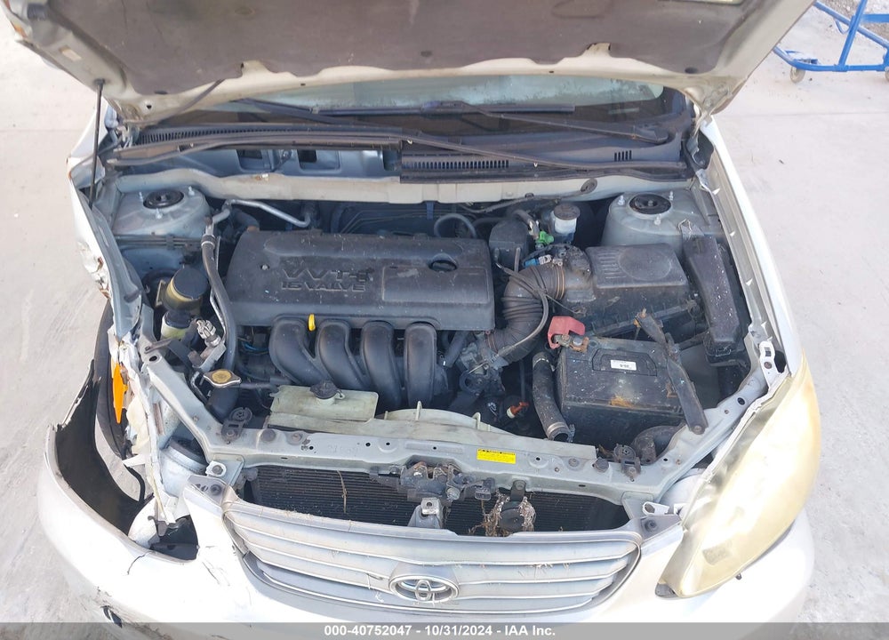 2003 TOYOTA COROLLA LE VIN: 2T1BR38E83C110126