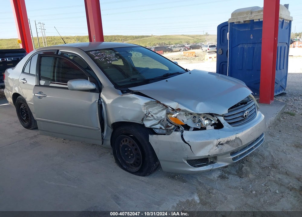 2003 TOYOTA COROLLA LE VIN: 2T1BR38E83C110126