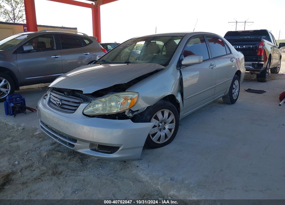 2003 TOYOTA COROLLA LE VIN: 2T1BR38E83C110126