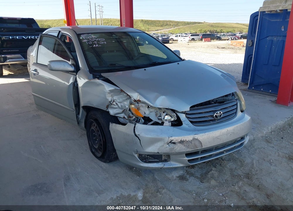 2003 TOYOTA COROLLA LE VIN: 2T1BR38E83C110126