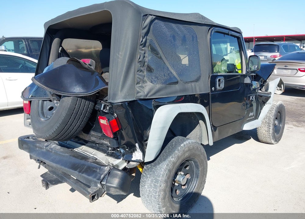 2005 JEEP WRANGLER X VIN: 1J4FA39S65P370083