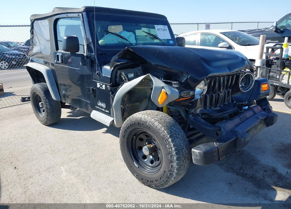 2005 JEEP WRANGLER X VIN: 1J4FA39S65P370083
