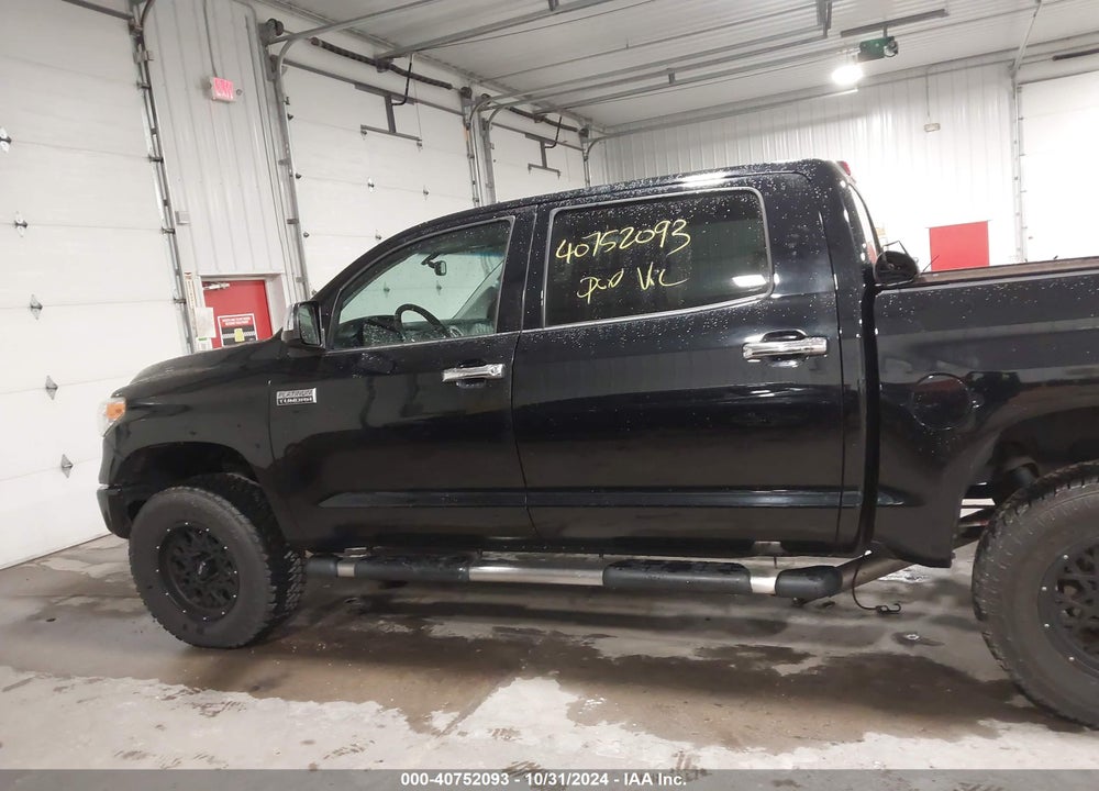 2014 TOYOTA TUNDRA PLATINUM 5.7L V8 VIN: 5TFAY5F10EX403145