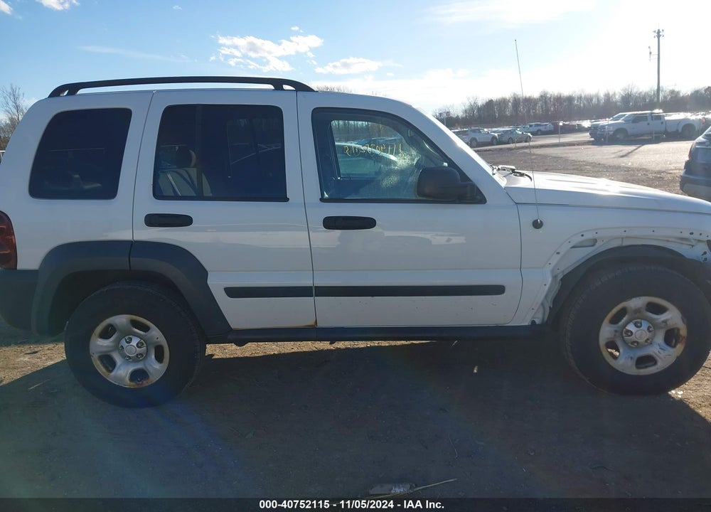 2006 JEEP LIBERTY SPORT VIN: 1J4GL48K16W283849