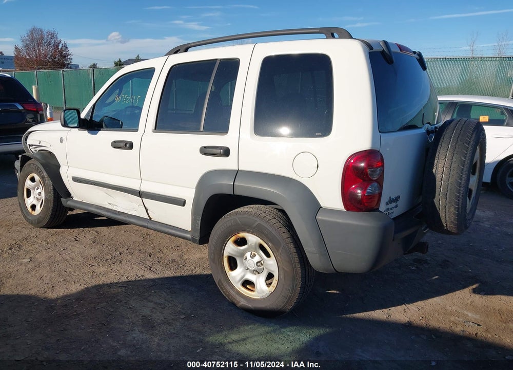 2006 JEEP LIBERTY SPORT VIN: 1J4GL48K16W283849
