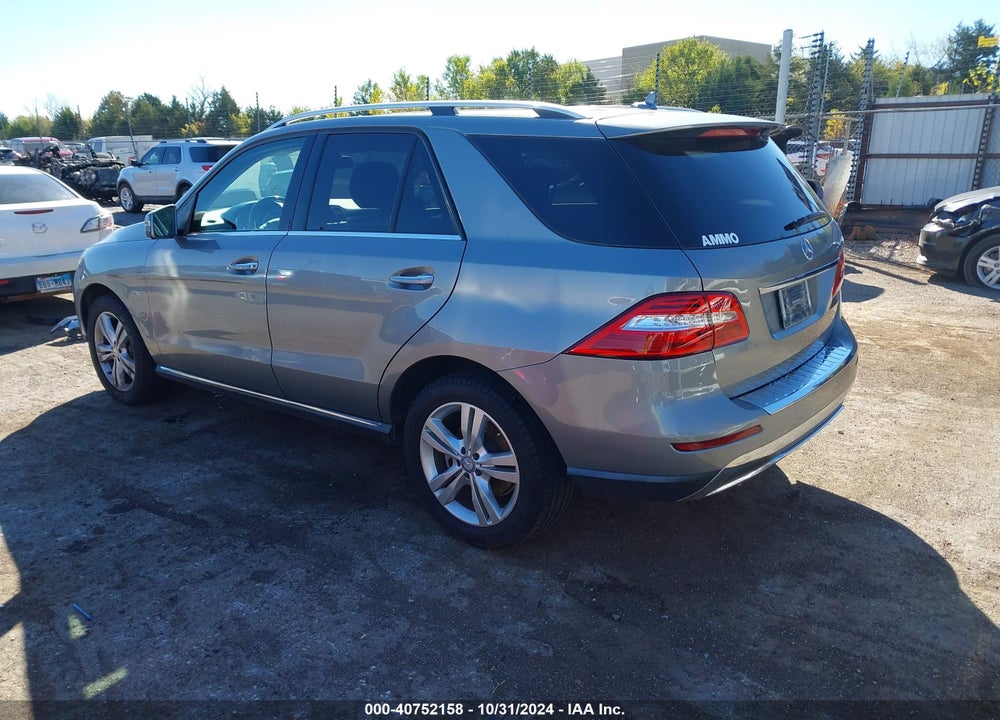 2012 MERCEDES-BENZ ML 350 4MATIC VIN: 4JGDA5HB5CA028808