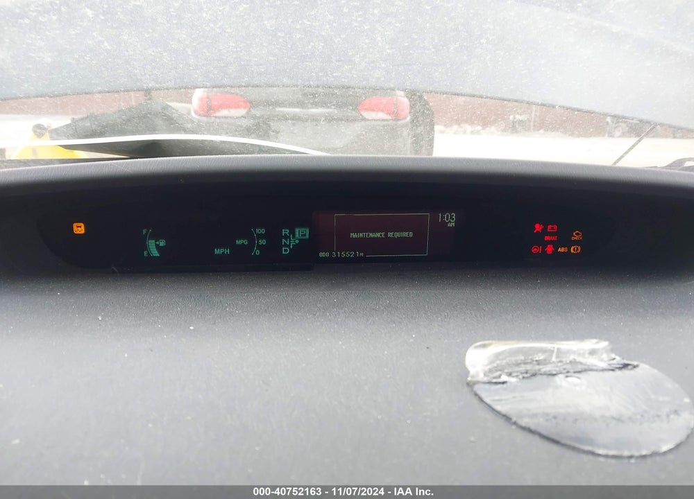 2012 TOYOTA PRIUS TWO VIN: JTDKN3DU7C1609531