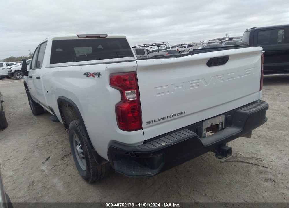 2021 CHEVROLET SILVERADO 2500HD 4WD LONG BED WT VIN: 1GC1YLEY1MF173753