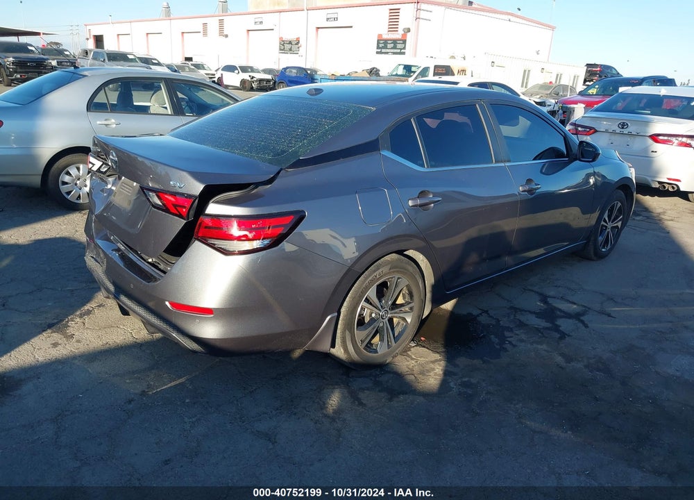 2022 NISSAN SENTRA SV XTRONIC CVT VIN: 3N1AB8CV9NY258084