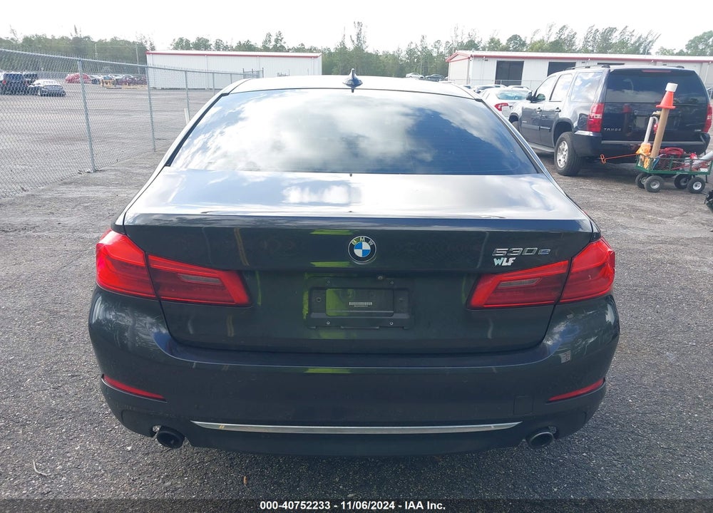 2019 BMW 530E IPERFORMANCE VIN: WBAJA9C55KB254143