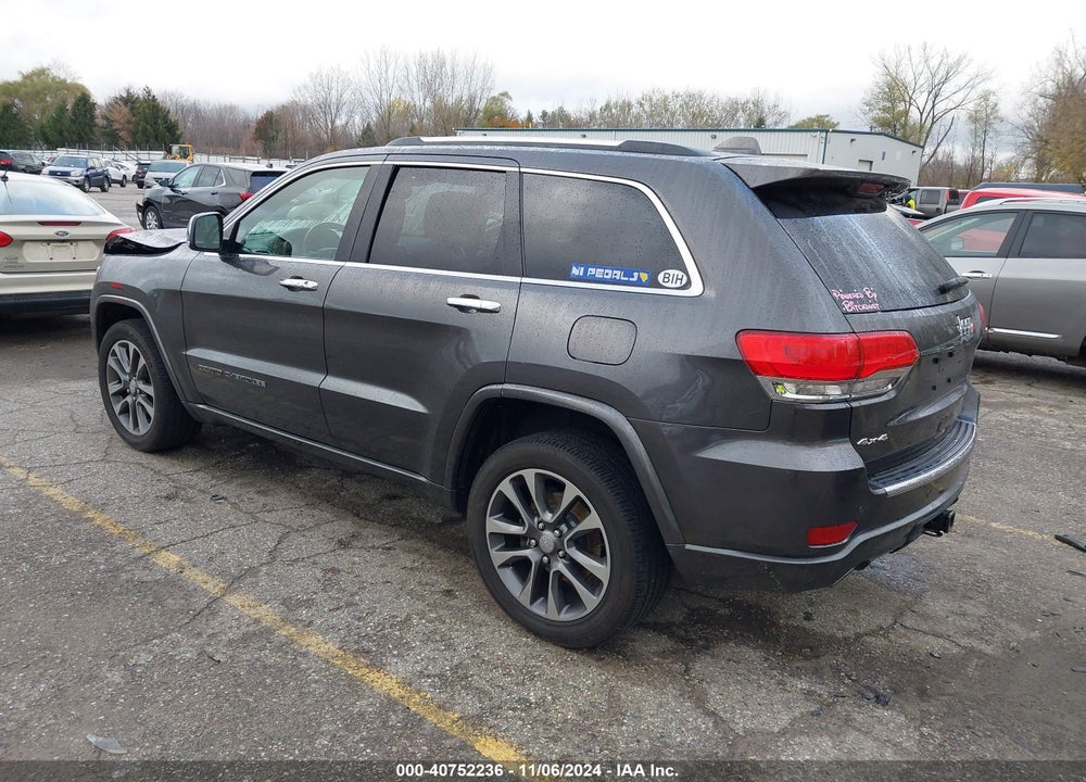 2018 JEEP GRAND CHEROKEE OVERLAND 4X4 VIN: 1C4RJFCG3JC190327