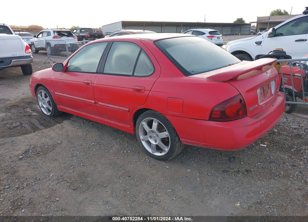 2004 NISSAN SENTRA SE-R SPEC V VIN: 3N1AB51A84L738031