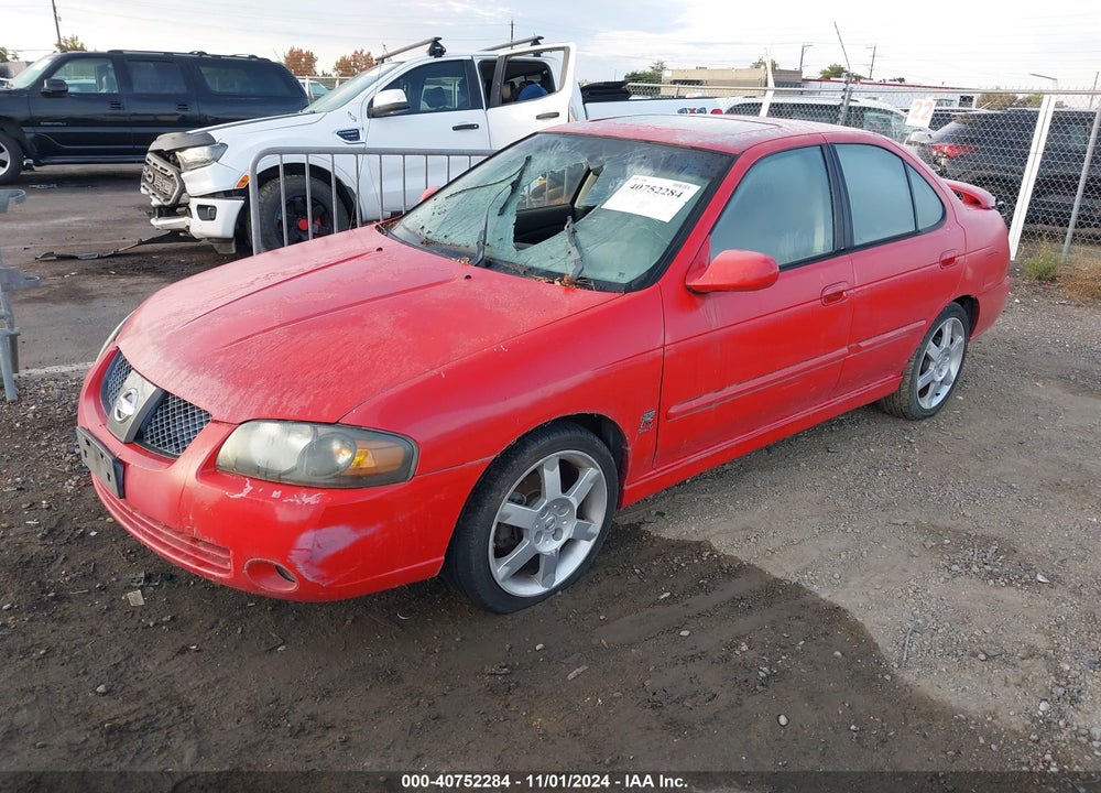 2004 NISSAN SENTRA SE-R SPEC V VIN: 3N1AB51A84L738031
