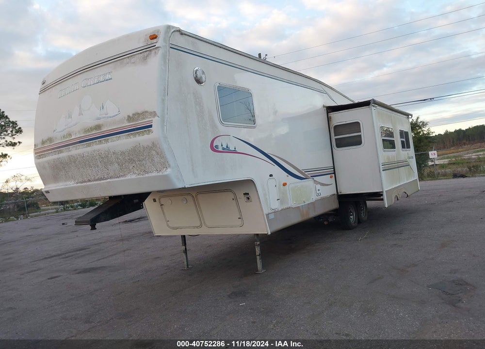 2000 CEDAR CREEK 30FT 5TH WHEEL VIN: 4X4FCRF24YS180642