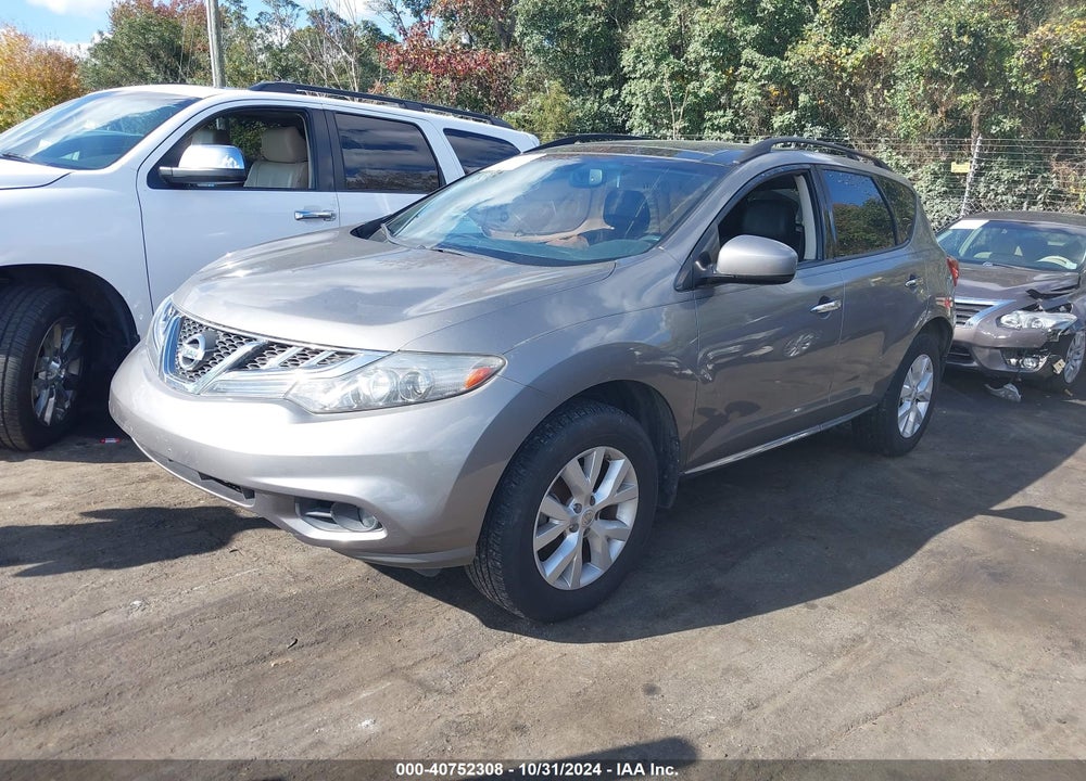 2011 NISSAN MURANO SL VIN: JN8AZ1MW7BW169774