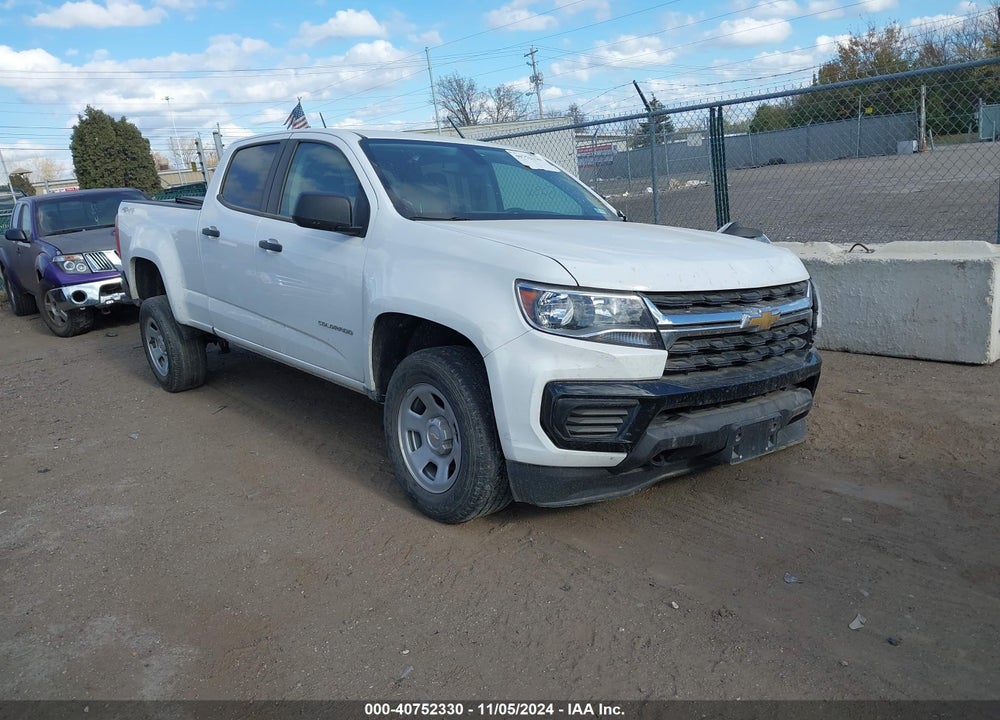 2022 CHEVROLET COLORADO 4WD LONG BOX WT VIN: 1GCGTBEN9N1135372