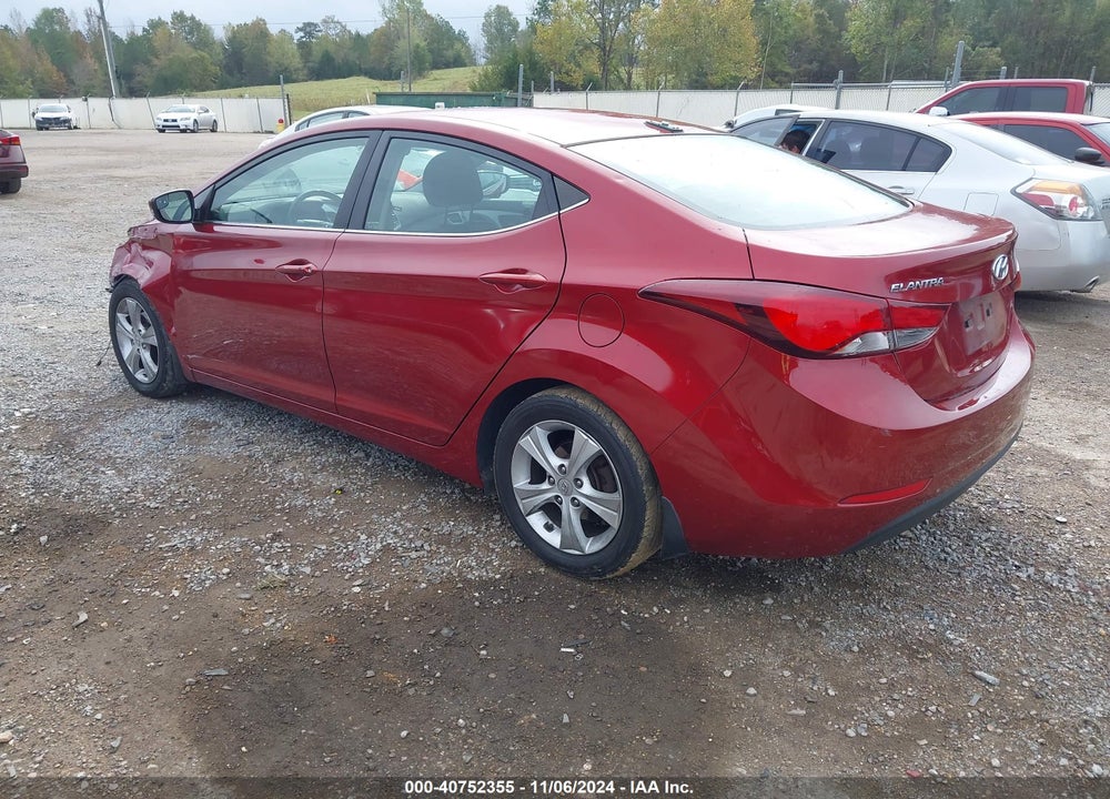 2016 HYUNDAI ELANTRA VALUE EDITION VIN: 5NPDH4AE9GH728800