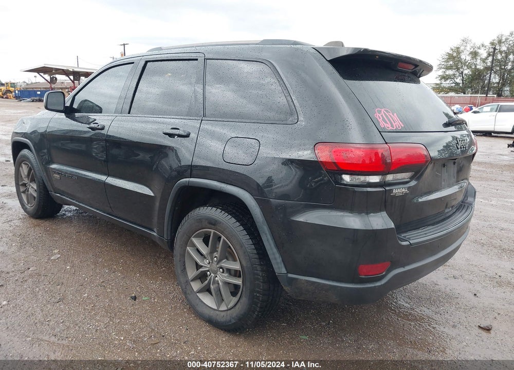 2016 CHEROKEE JEEP GRAND  75TH ANNIVERSARY VIN: 1C4RJEAG6GC415720