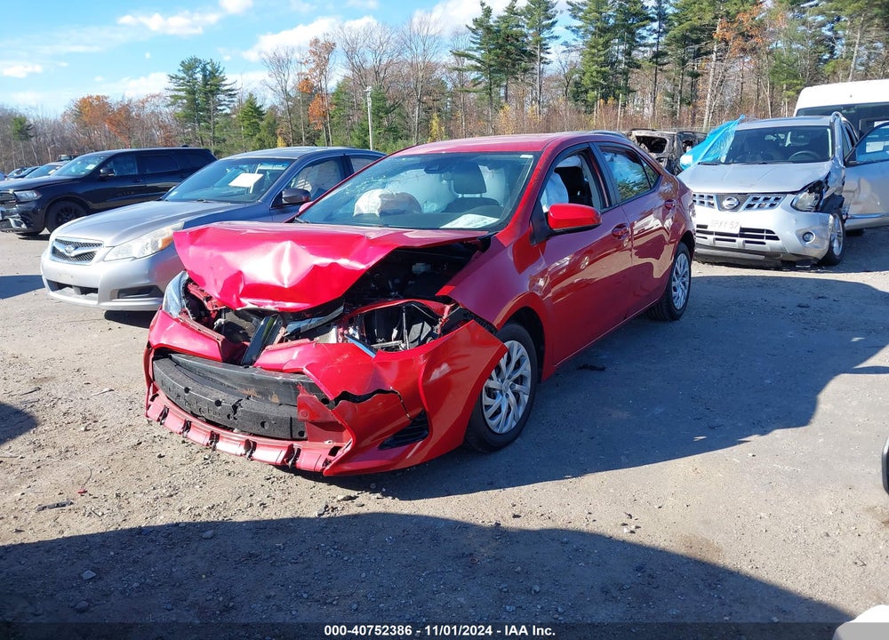 2018 TOYOTA COROLLA LE VIN: 2T1BURHE1JC056604