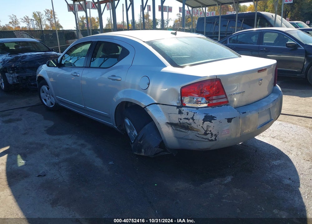 2008 DODGE AVENGER SE VIN: 1B3LC46R38N278778