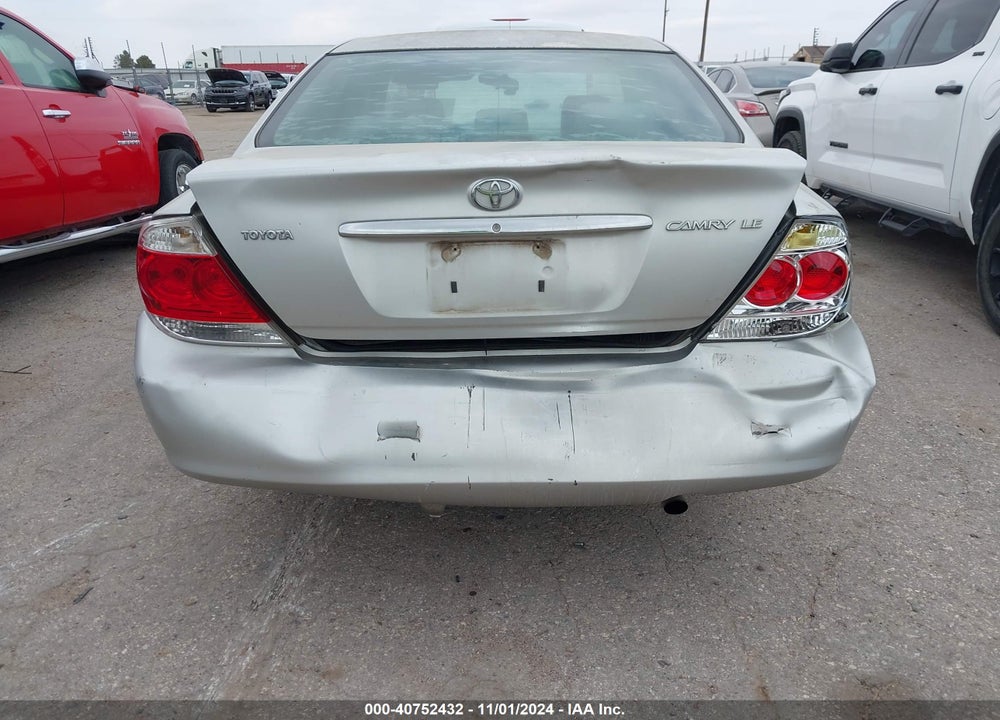 2006 TOYOTA CAMRY LE VIN: 4T1BE32K66U695589
