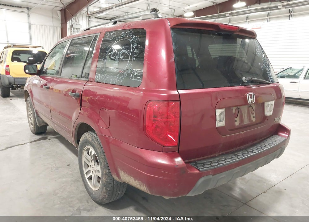 2004 HONDA PILOT EX VIN: 2HKYF18524H619683